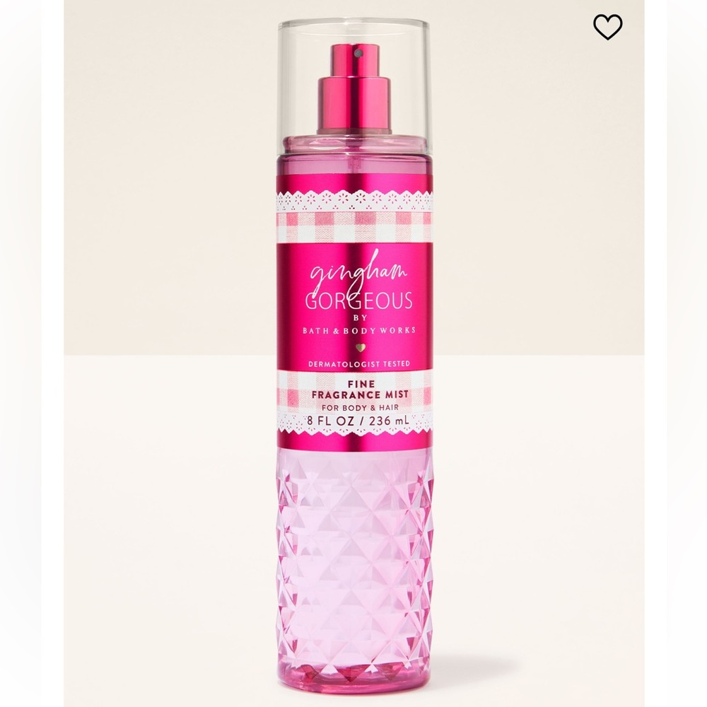 BBW GINGHAM GORGEOUS BODY MIST NWT